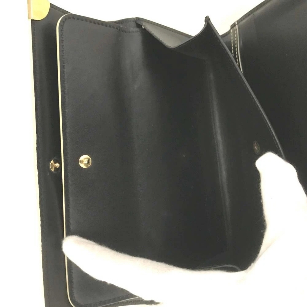 Louis Vuitton Suhali Leather Porte Trésor International Wallet Black Gold - Picture 5 of 9